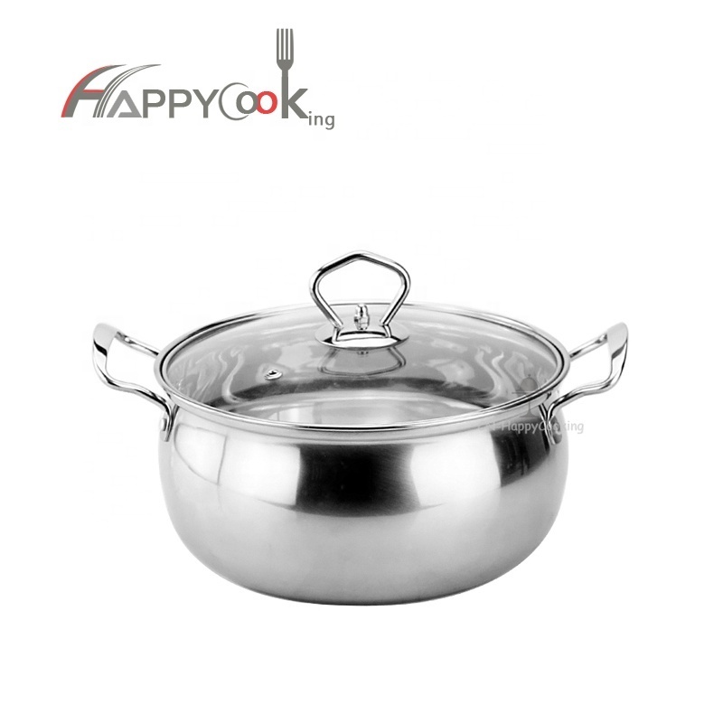 Good price of new product stainless steel korean pot hot pot for sale,stainless steel stock pot