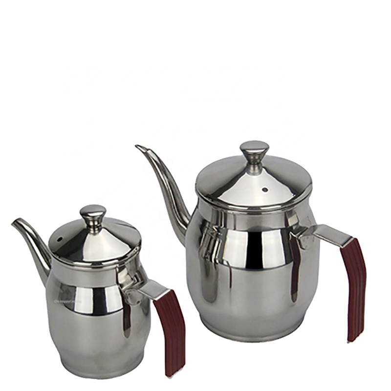 Best price of supplier stainless steel Chinese tea kettle oil kettle arab kettle