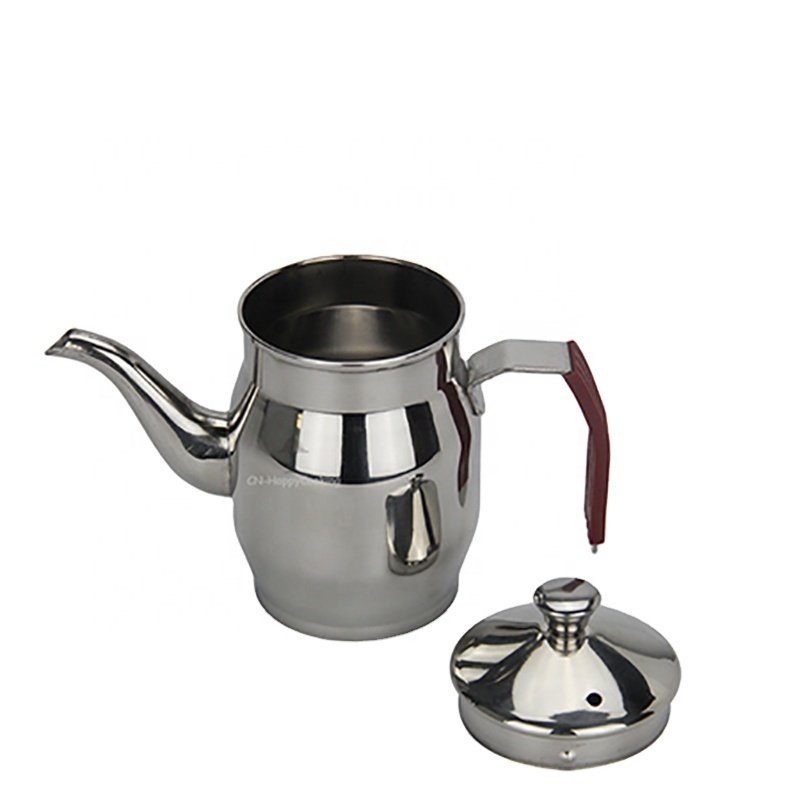 Best price of supplier stainless steel Chinese tea kettle oil kettle arab kettle