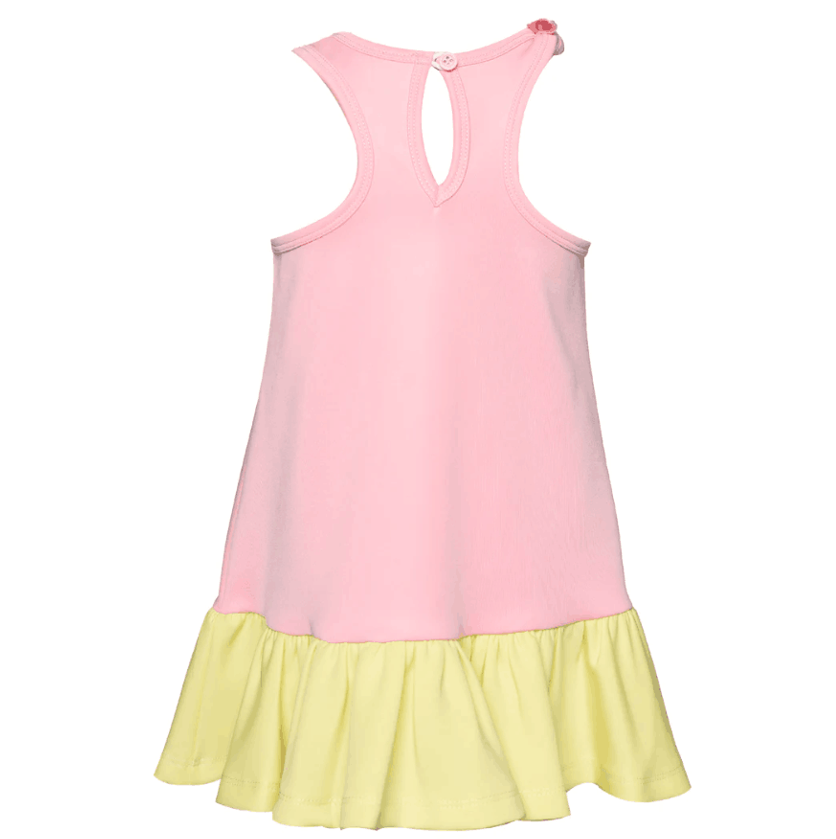 Wholesale Sleeveless Heart Sequin Valentine's Day Color Block Cotton Girls Dresses 2-12 children clothing