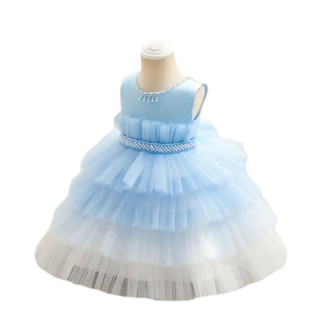 Children's Dress Cake Princess Dress Girl Baby's First Birthday Party Girls Dress For Church