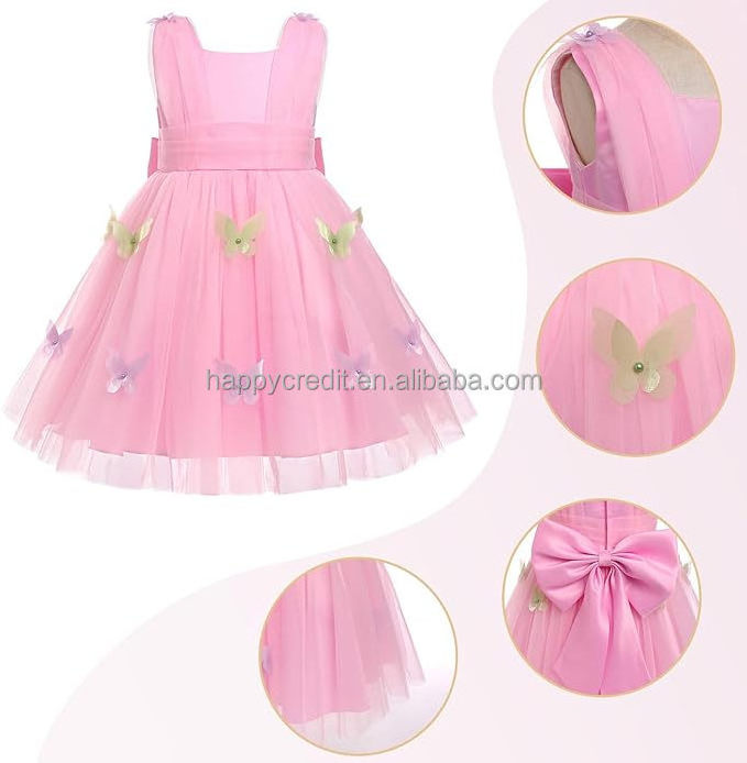 Customize Girls Tutu Dress 3D Butterfly Baby Girls' Special Occasion Dresses Princess Party Tutu Ball Gowns dress for girls