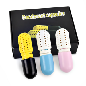 Shoe Deodorizer Pills Natural Odor Eliminator for Sneakers portable capsule shape shoe dryer deodorant desiccant