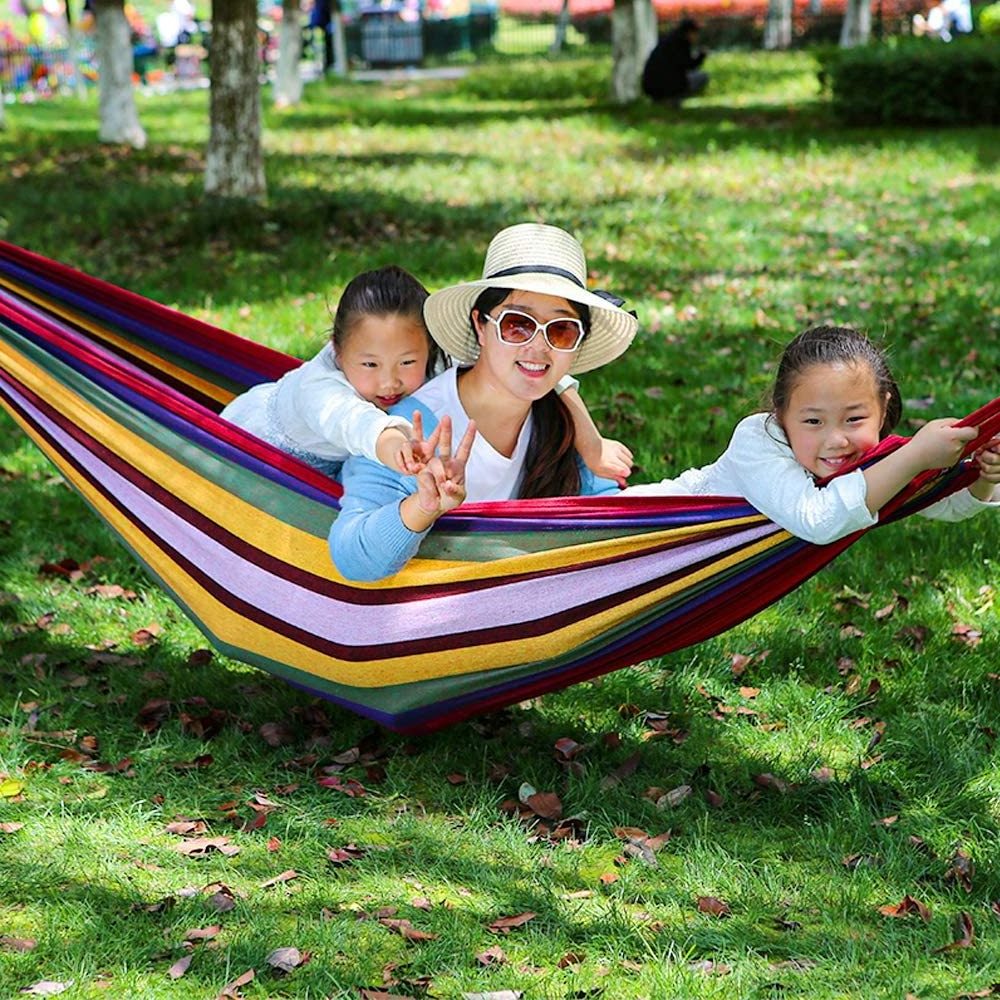 Kids or adult swing macrame hammock