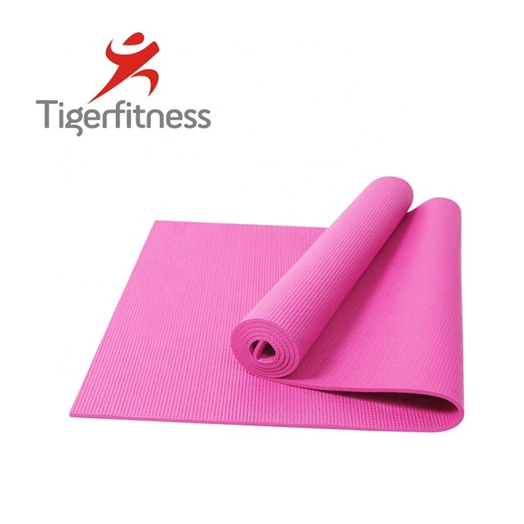 Happy Fitness Plastic material rolls high quality suede yoga mat cheap