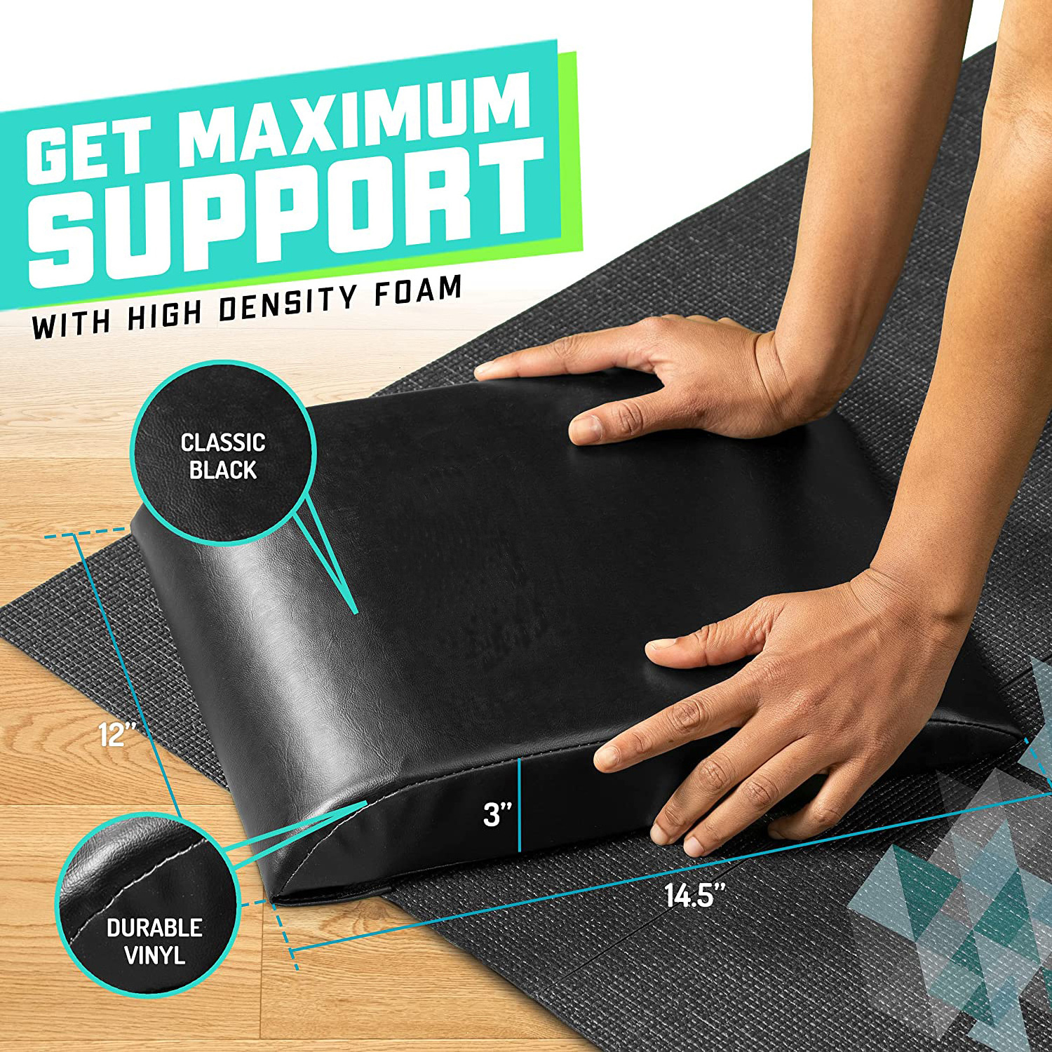 Sport Equipment Ab Mat High Density Foam Sit Up Mats Comfortable Workout Accessories for Upper & Lower Abs, Obliques & Back