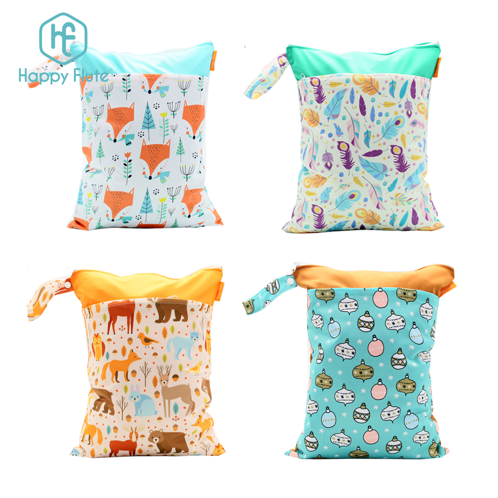 Happy flute wholesale cloth diaper material waterproof 100% Polyurethane Laminate fabric digital OEM print PUL TPU fabric