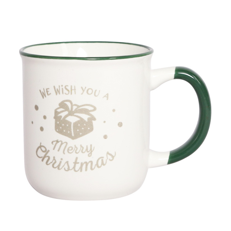 Christmas cheap bulk ceramic mugs from china