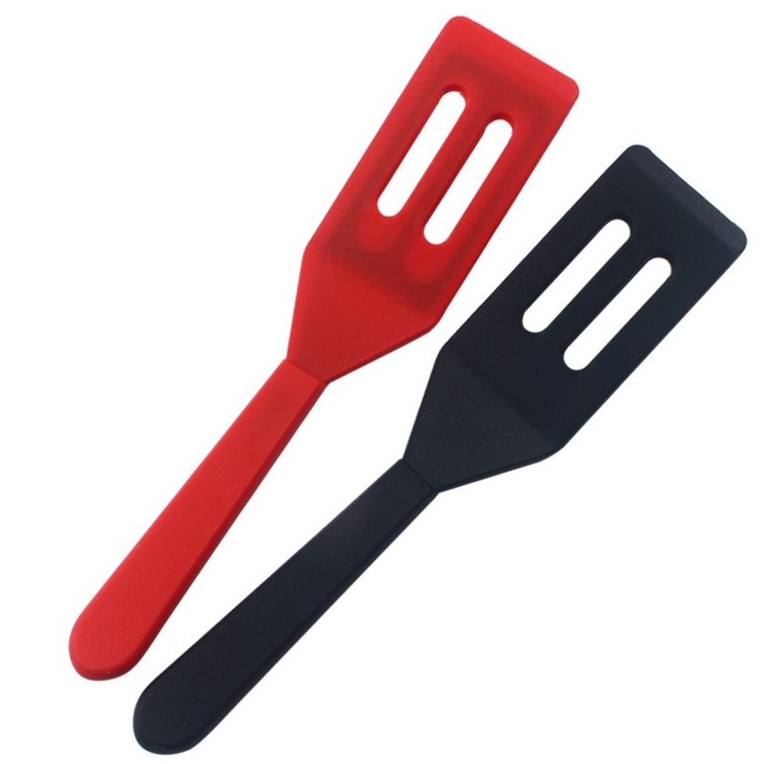 Flexible Mini Brownie Serving Cookie Spatula Slotted Turner Kitchen Utensil For Small Frying Pan Batter