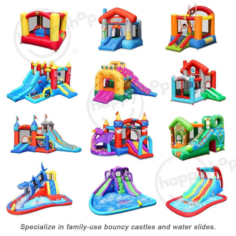 Happy hop 2017 new design Water Park Play Center-9281,inflatable bouncer and Water Slide Park for sale inflatable bouncer bouncy