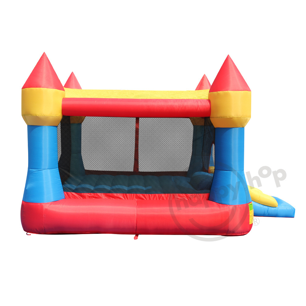 Happy hop christmas tent mini commercial inflatable  with slide bounce house