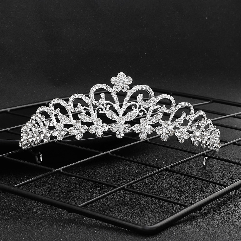 Wholesale Bridal Wedding Rhinestone Crowns And Cheap Prices Crystal Alloy Crown Tiaras Children Party Pageant Tiaras