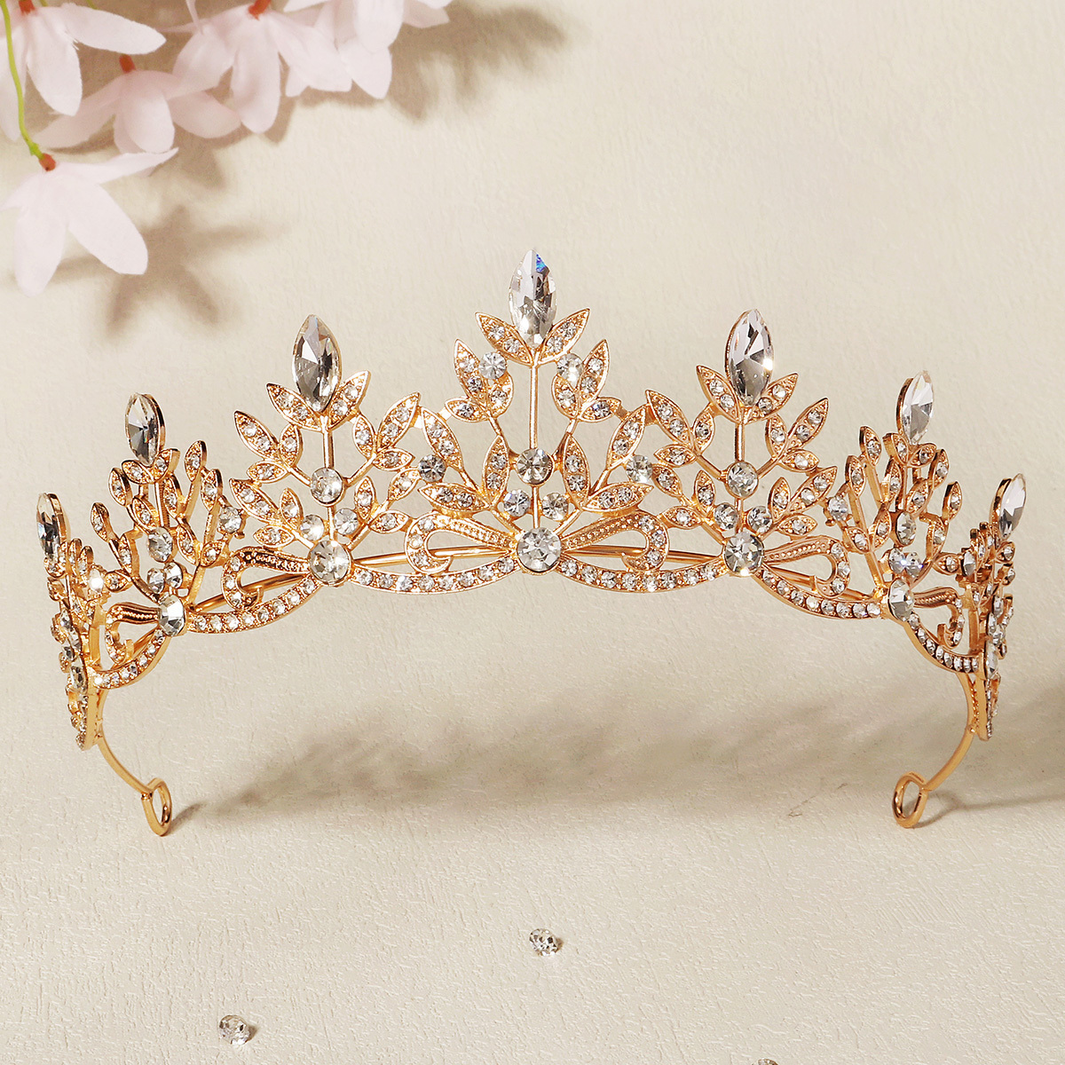 Latest Alloy Crown Wedding Bridal Hair Accessories Rhinestone Bridal Tiara Wedding fashion Hair Jewelry For women