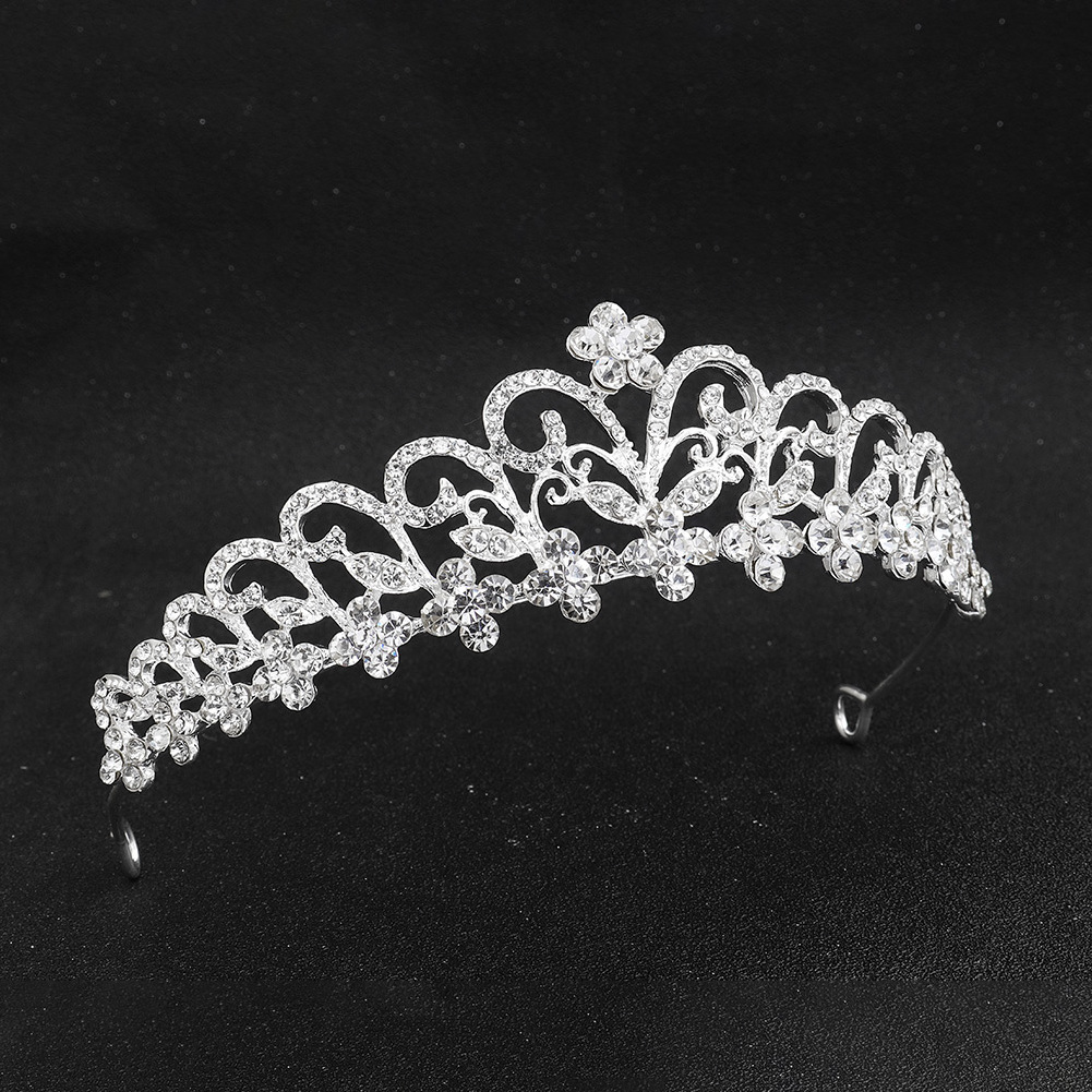 Wholesale Bridal Wedding Rhinestone Crowns And Cheap Prices Crystal Alloy Crown Tiaras Children Party Pageant Tiaras