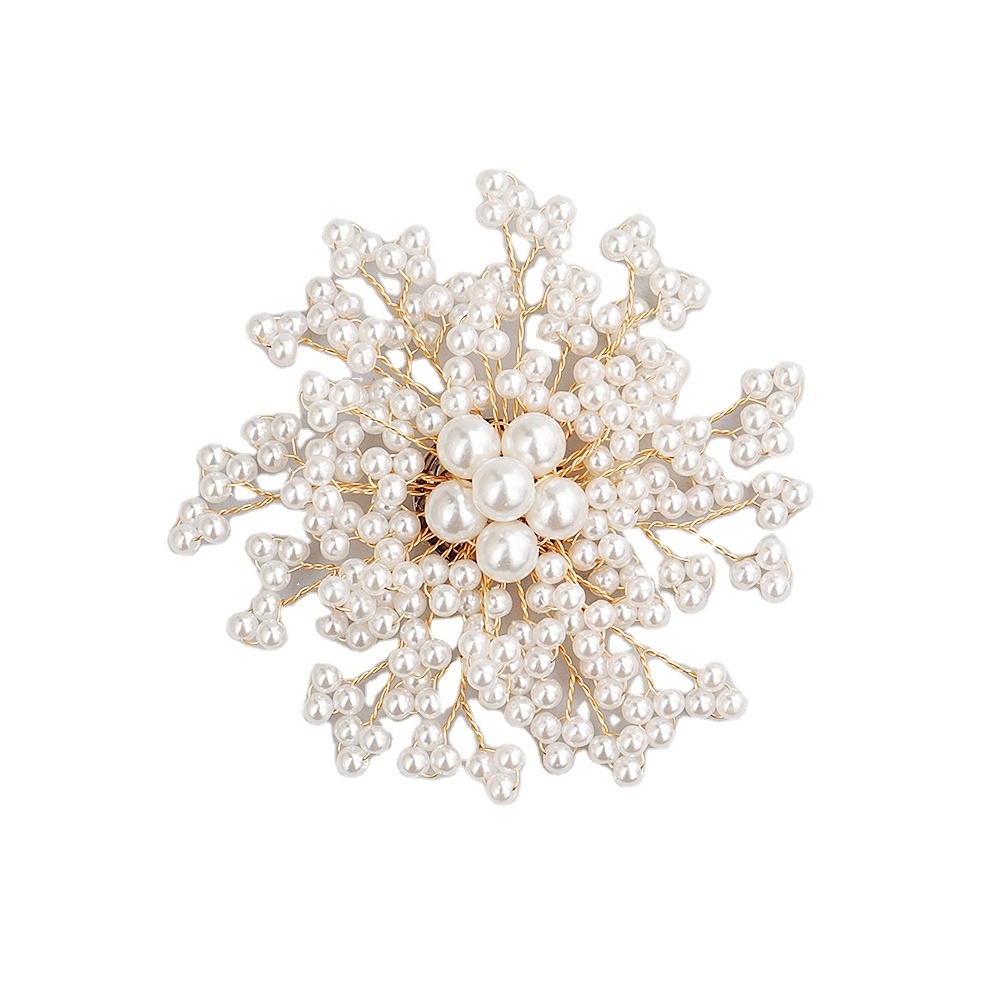 Elegant fashionable rhinestone/pearls brooch safety pin for party wedding brooch