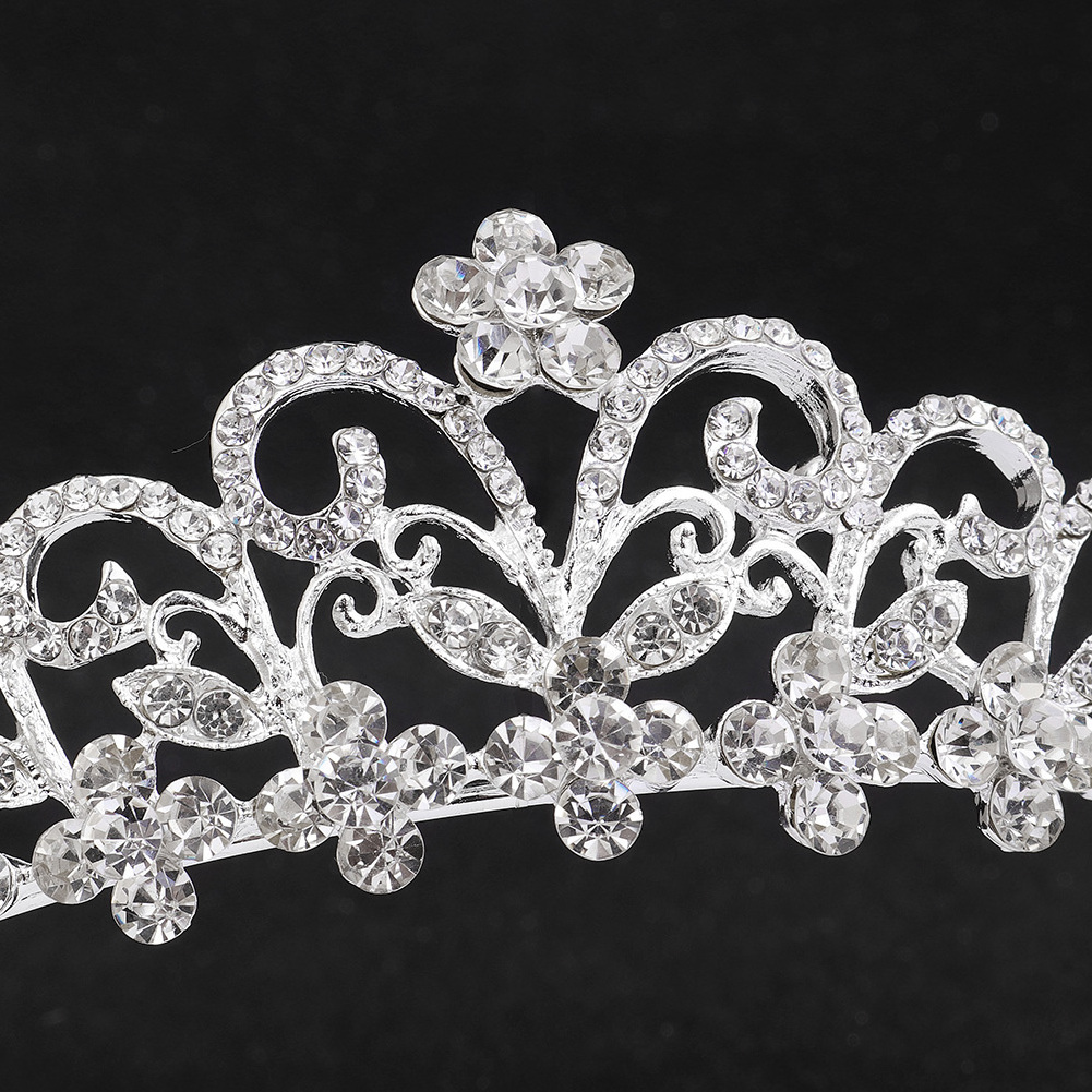 Wholesale Bridal Wedding Rhinestone Crowns And Cheap Prices Crystal Alloy Crown Tiaras Children Party Pageant Tiaras