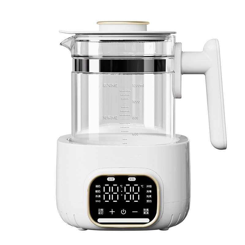 High Quality Smart Glass Milk Bottle Warmer Electric Constant Temperature Glass Kettle