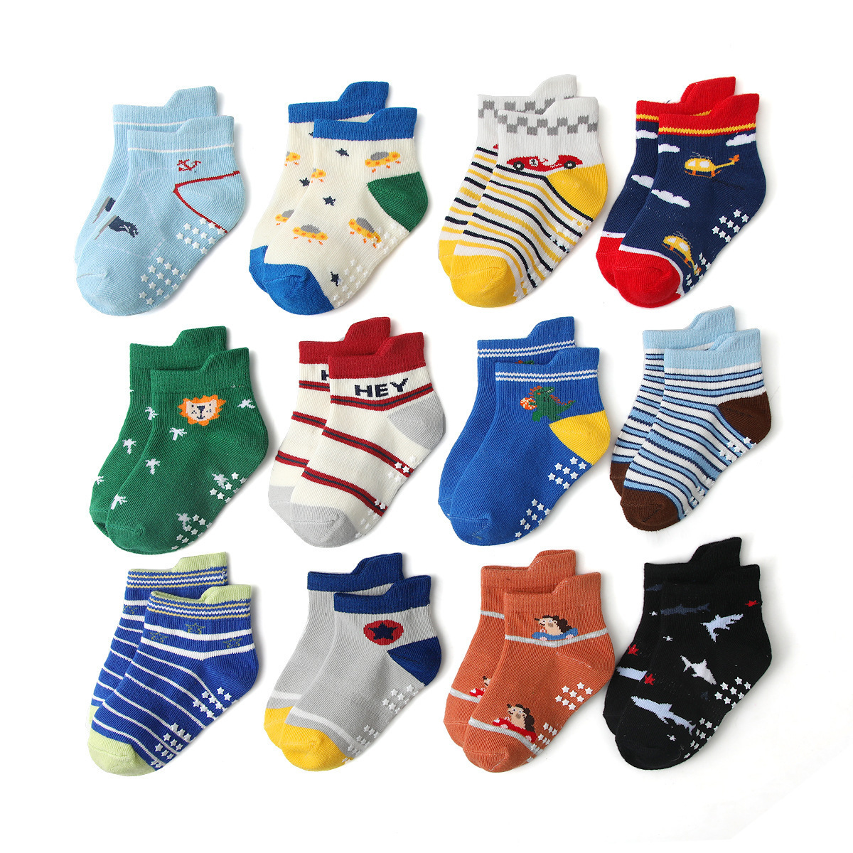 Solid Colors Custom Logo Socks Fall Winter Kids Warm Socks Kids Baby Socks Wholesale