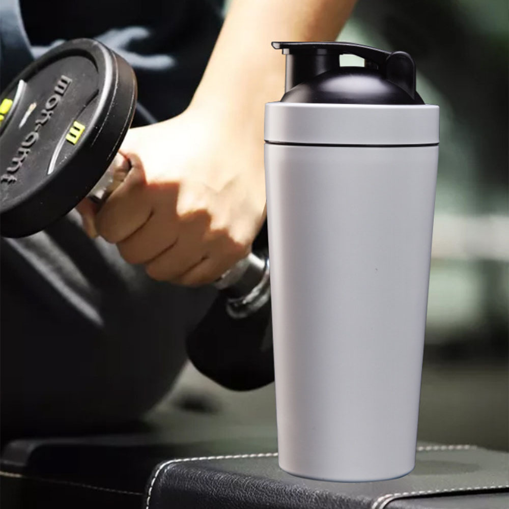 Custom Bpa Free Protein Insulated Sport Metal Blender Water Bottle Gym 304 Stainless Steel Shaker Bottle