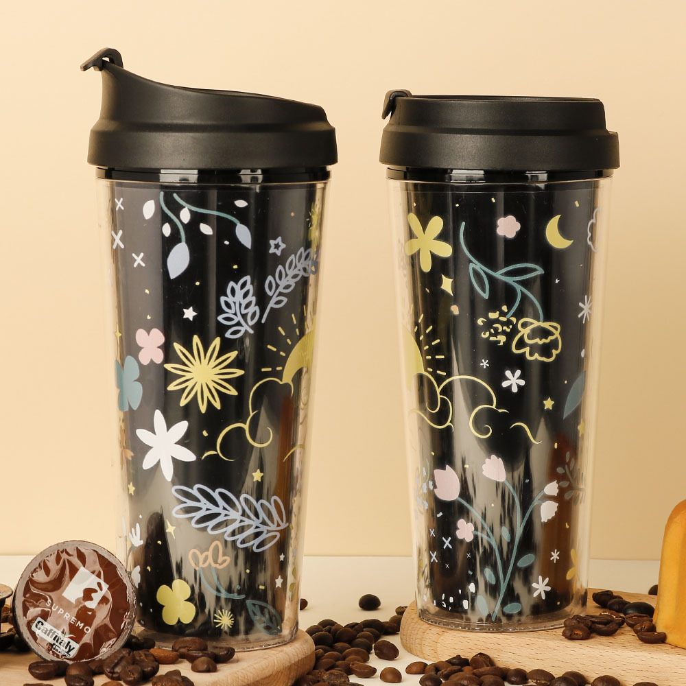 Wholesale New 2023 Bubble Tea Juice Tumbler With 14mm Boba Straw, Custom Logo Design Reusable Bubble Tumblers Manufacturer