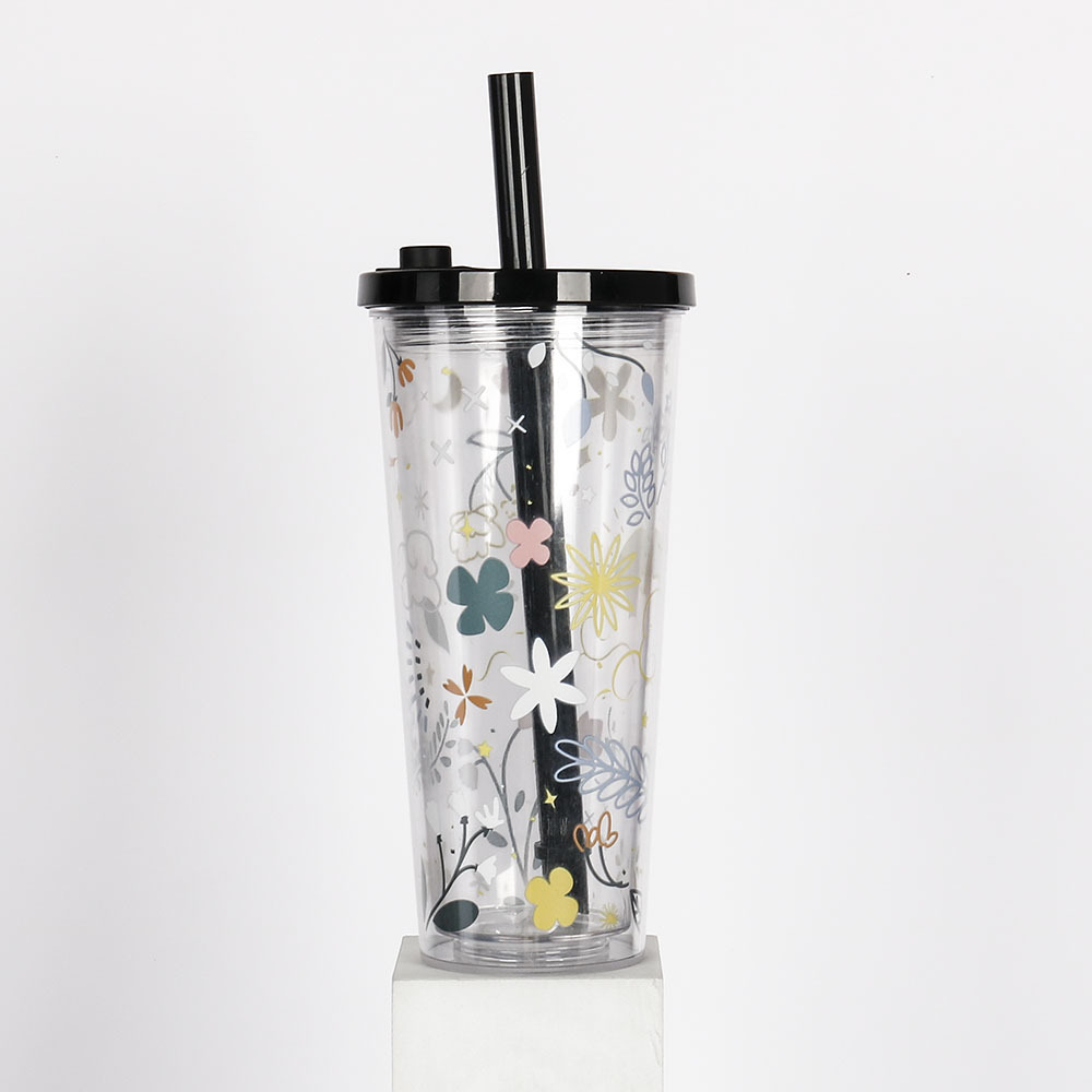 Wholesale New 2023 Bubble Tea Juice Tumbler With 14mm Boba Straw, Custom Logo Design Reusable Bubble Tumblers Manufacturer