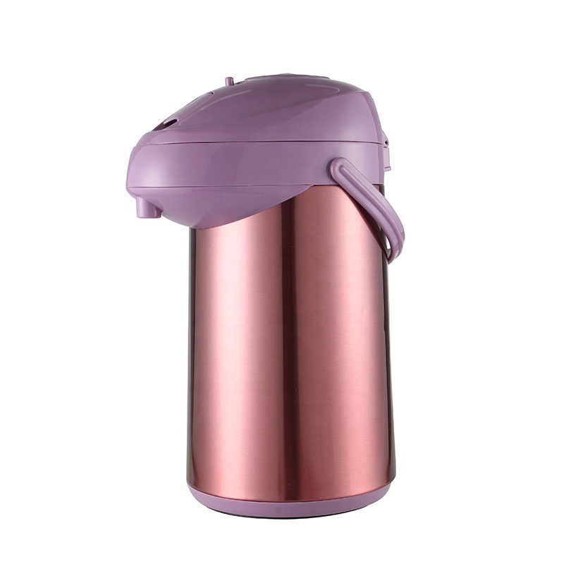 Brand HAPPY LION Glass Liner Thermos Air Pressure Pump Pot Hand Pressing Vacuum Flask Dispenser HXB Series