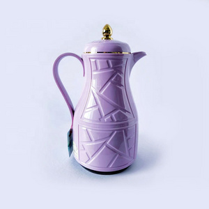 HUAXING Carafe Vacuum Flask Tea Pot Arabic  Glass Refill Coffee Carafe PHD-10 Purple Color