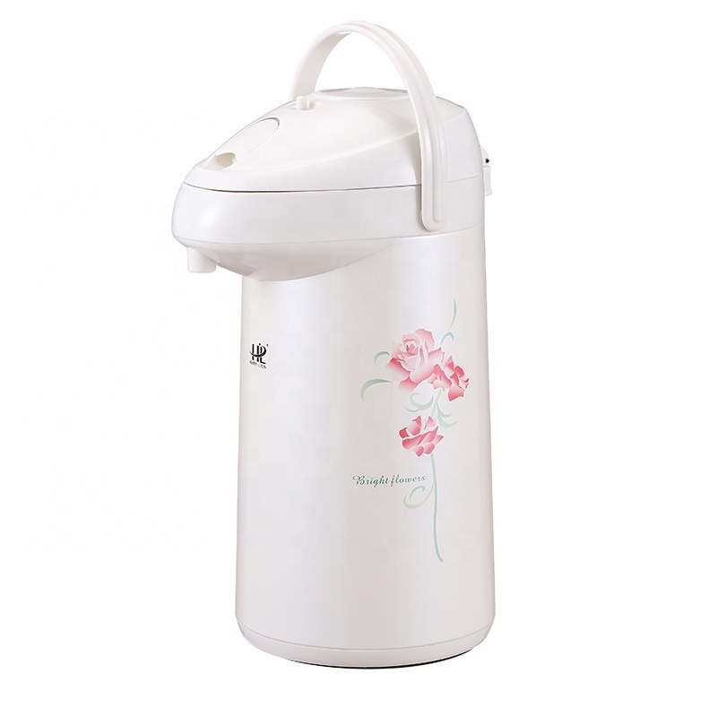 Brand HAPPY LION Glass Liner Thermos Air Pressure Pump Pot Hand Pressing Vacuum Flask Dispenser HXB Series