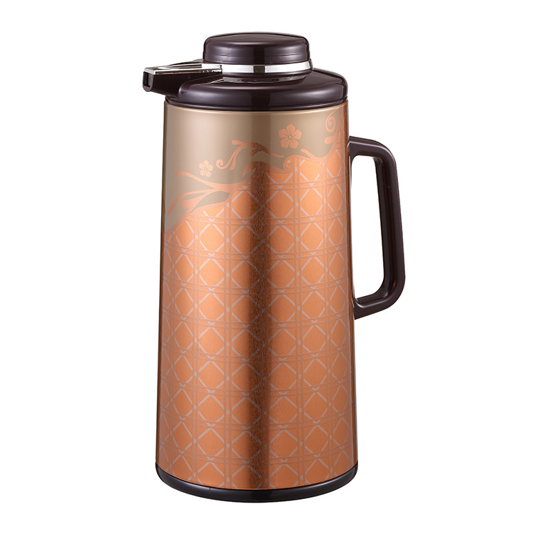 HAPPY LION Vacuum Flask Glass Refill Kettle Insulation Thermos Series Metal Body with Color Screw Type Openning STB Series