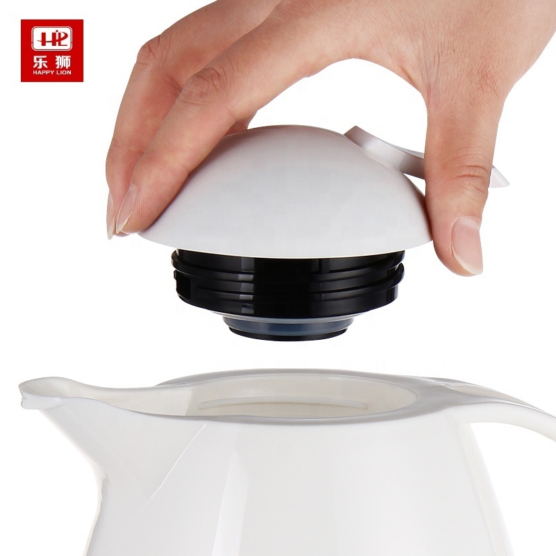 Thermal carafe double wall airpot keep hot milk tea coffee pot glass inner 2.0 litre vacuum flask