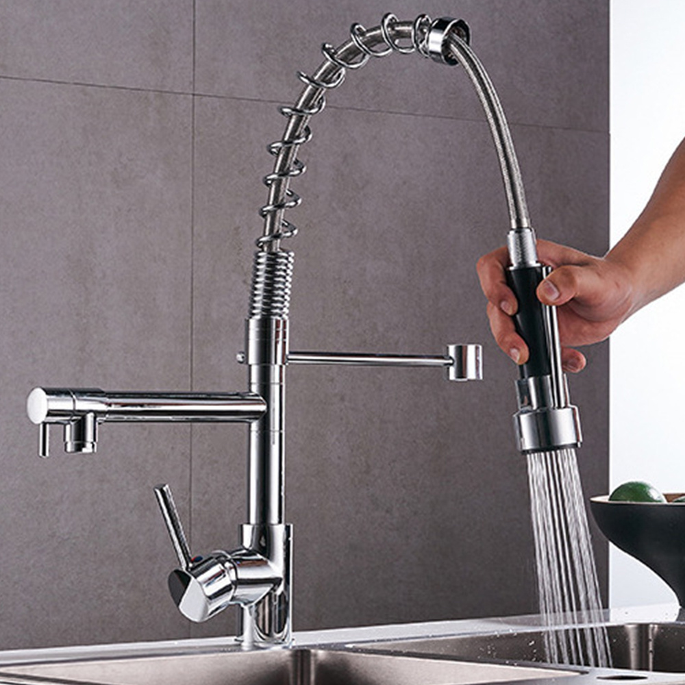 Kitchen usage hot sale most popular high quality good price sellers chromed good price pull down kitchen faucets