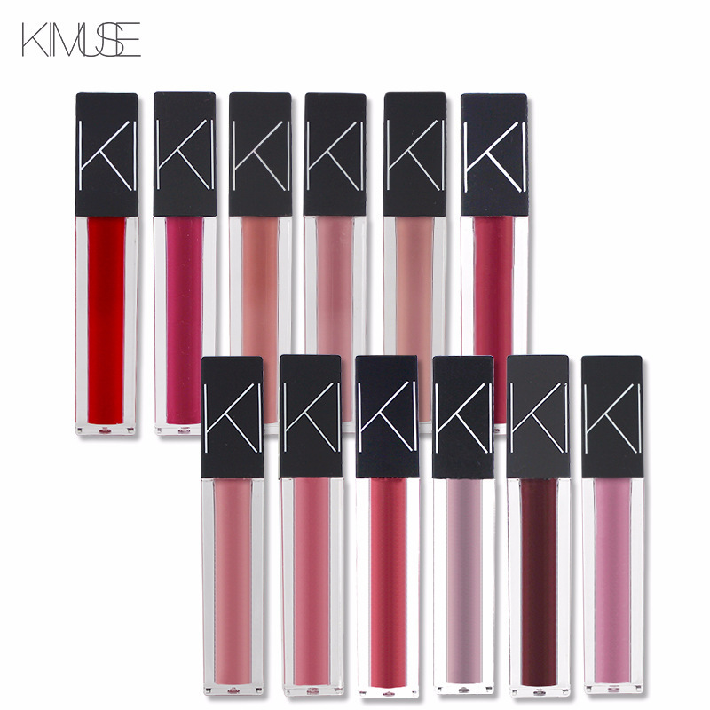 KIMUSE Brand Lipstick Lips Sexy Beauty Lasting Waterproof Lips Pigment Matte Lipstick