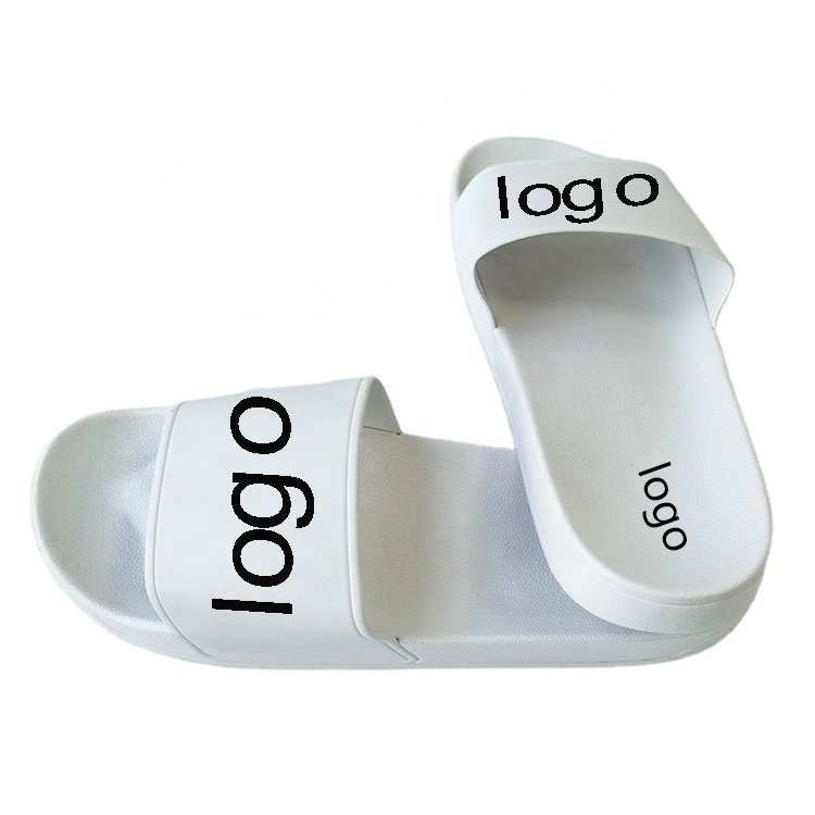 2023 Low MOQ Factory Hot Sale PVC Slippers Slides Slippers Custom Logo 3D Rubber Women Slide Footwear Rubber Slide