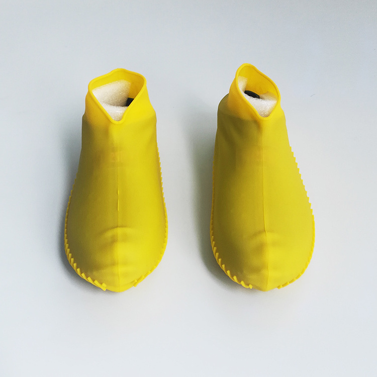 Anti slip Silicone Rubber rain boots Socks Safety Shoe Covers durable flexible silicone rain shoe cover