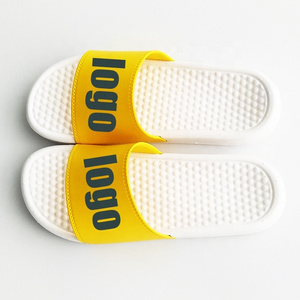 Quality Custom made logo slides Big Size Massage sole house slippers Waterproof unisex with logo for men women Best Price