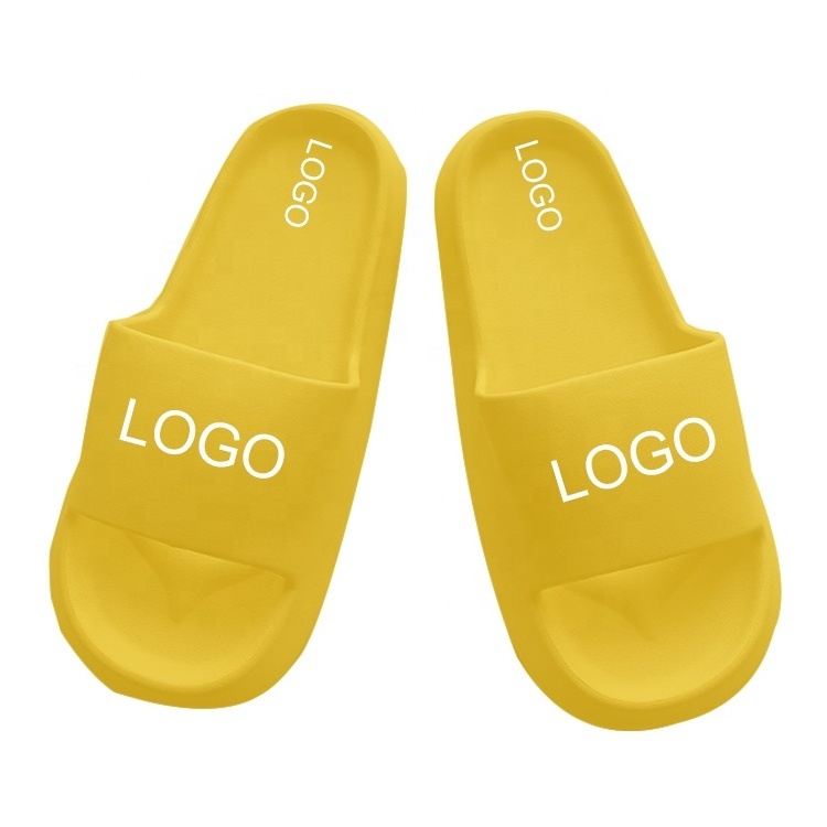 Thailand wholesale new brand custom slippers for men EVA indoor and outdoor fashion bathroom LOGO custom OEM slippers