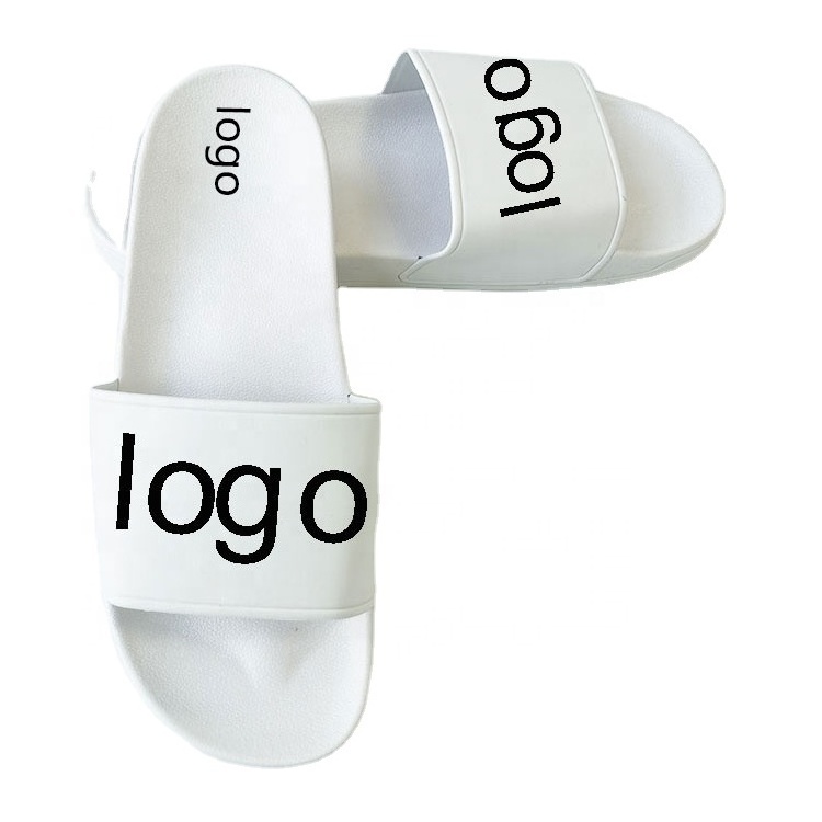 2023 Low MOQ Factory Hot Sale PVC Slippers Slides Slippers Custom Logo 3D Rubber Women Slide Footwear Rubber Slide