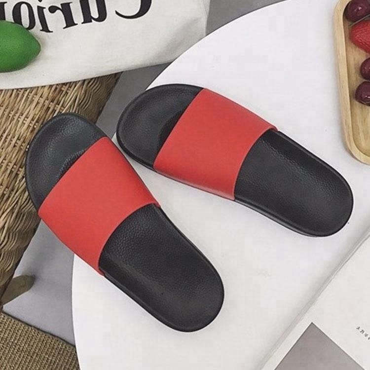 Ladies shoes 2018 summer beach sandal wholesale blank slipper slide sandals