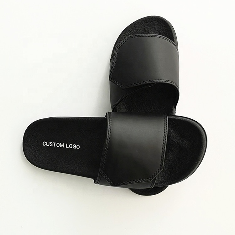 Men Sandals Simple style Adjust Strap Slide Sport Slip on EVA Slippers