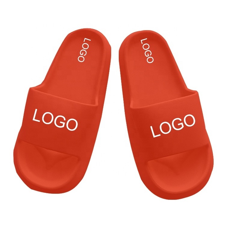 Thailand wholesale new brand custom slippers for men EVA indoor and outdoor fashion bathroom LOGO custom OEM slippers