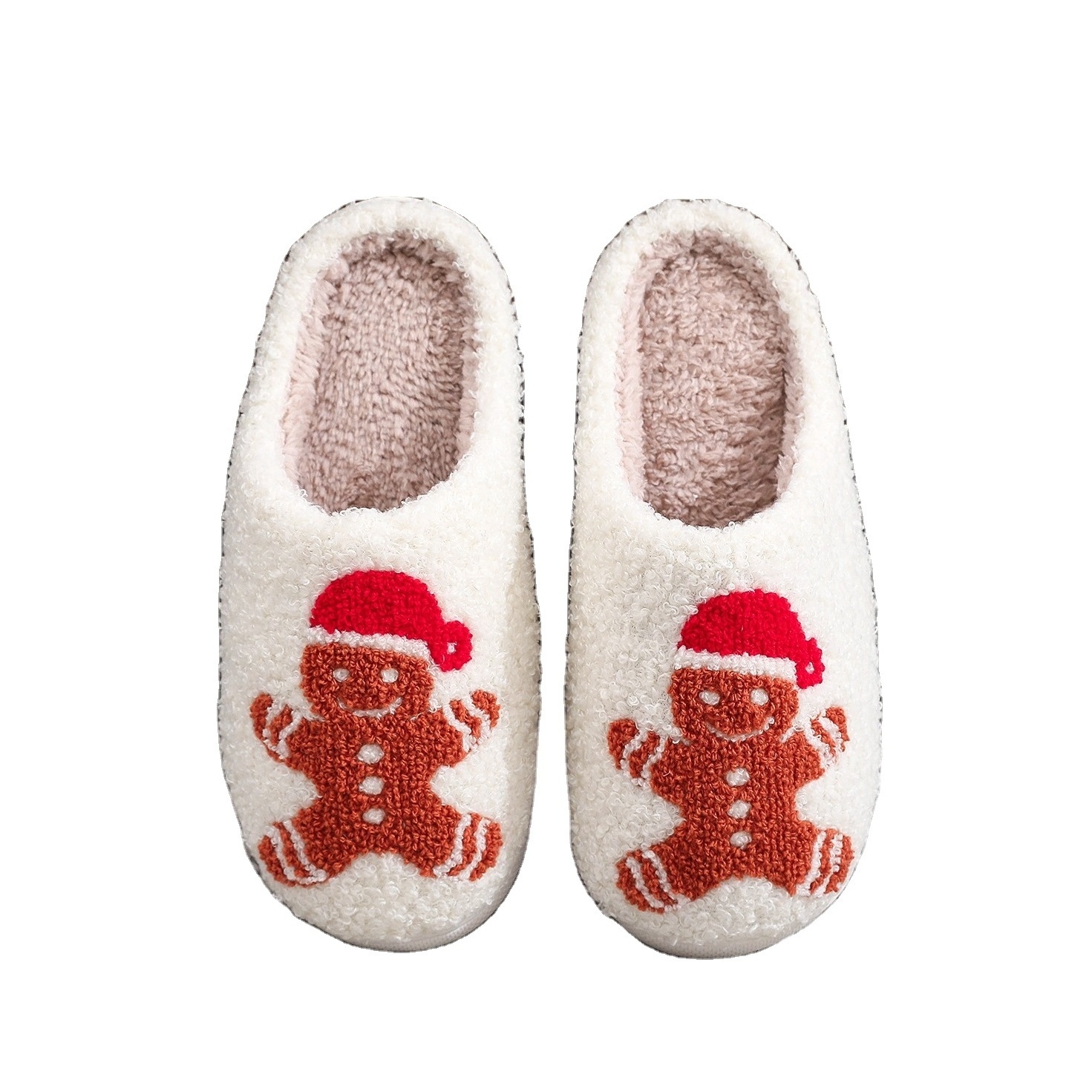 2023 New Design  Indoor Home Funny Warm Fluffy Skull Pumpkin Spooky Scream Holiday Christmas Halloween Slippers For Women Men