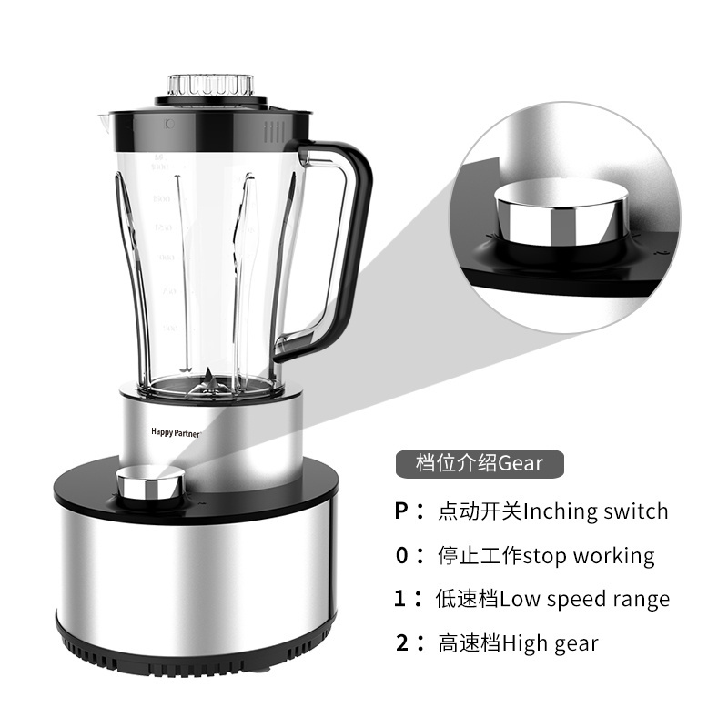 Happy Partner Household Meat Grinder Mixer Stainless Steel Blender Electric Machine Multifunction High Quality Food Processor