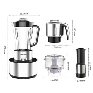 New Style Multifunctional Smoothies Shakes Grinder Blender Food Processor Combo 4 in 1 Electric Blender