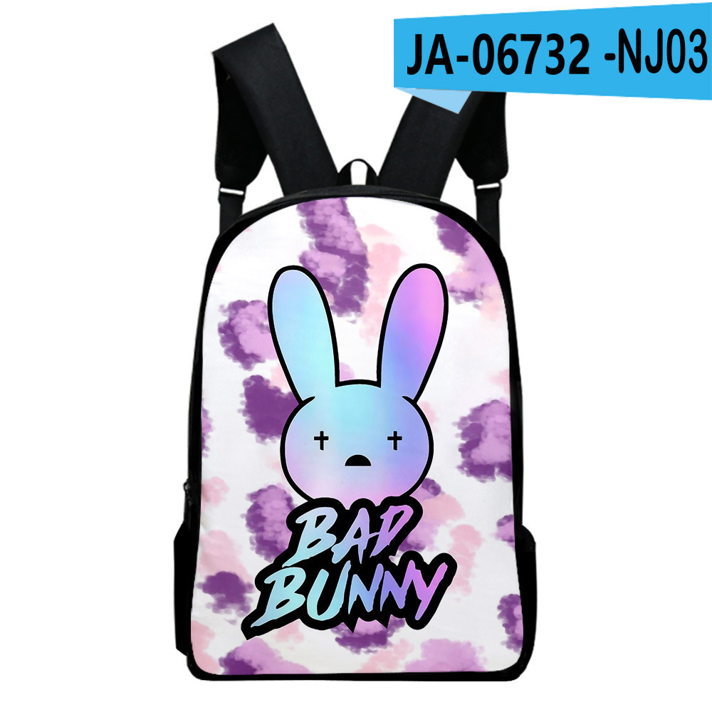 Hot Sale Cartoon Cute girls Student Waterproof Custom Bookbags Children School bags Bad Bunny Backpack