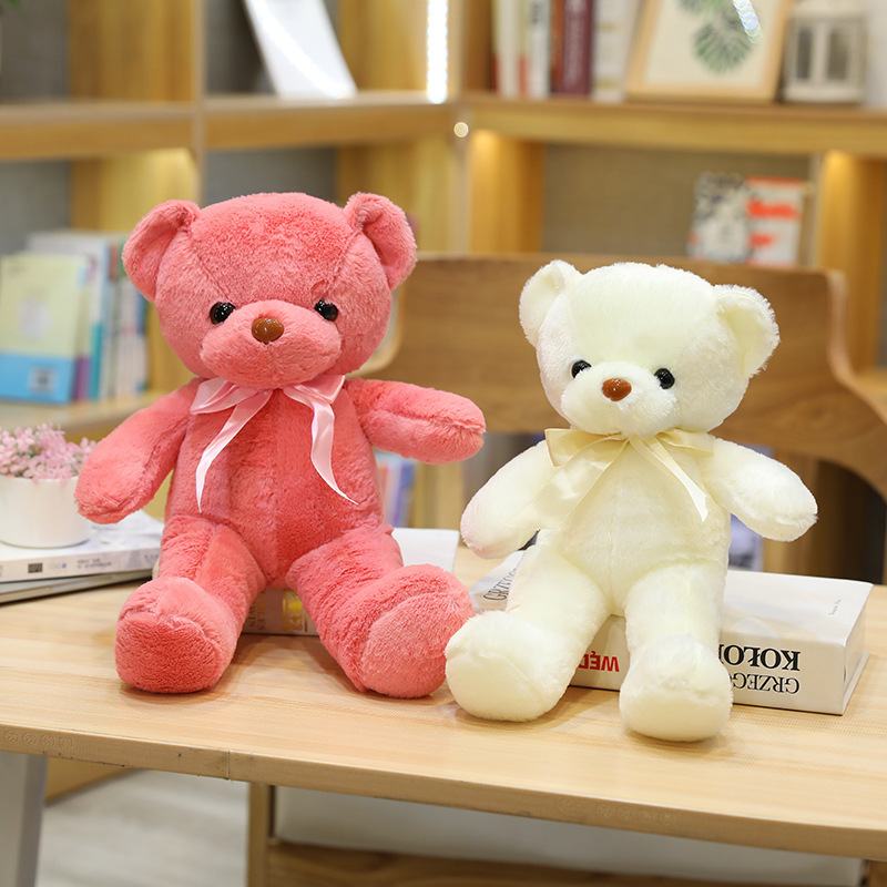 Color Ribbon Teddy Bear Doll Grab Machine Doll Plush Toy Doll Bear