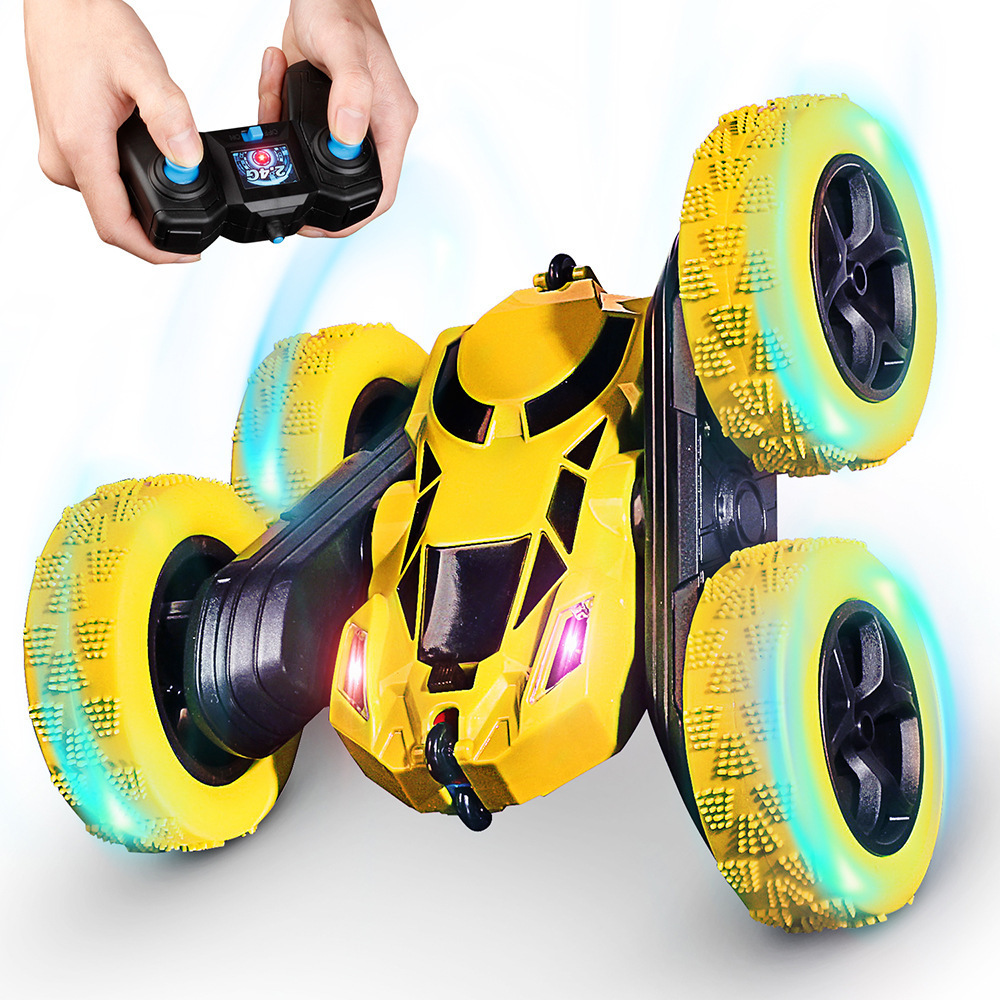 New Type Popular Remote Control Double Side Stunt High Speed Toy RC Electric Car For Kids