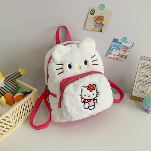 Wholesale Multi-colors Kuromi Kitty Stuffed Plush Bag School Backpack Tote Bag for Back-to-school Season