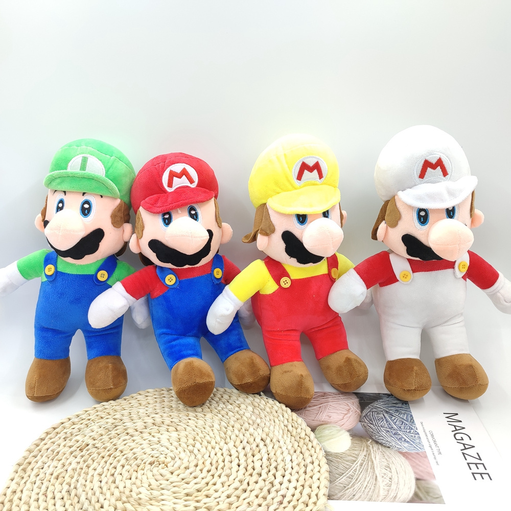 Wholesale Custom Super Bros Plush Toy Mario Doll Toy Soft Stuffed Animal Dolls Toy Kids Children Birthday Christmas Gift