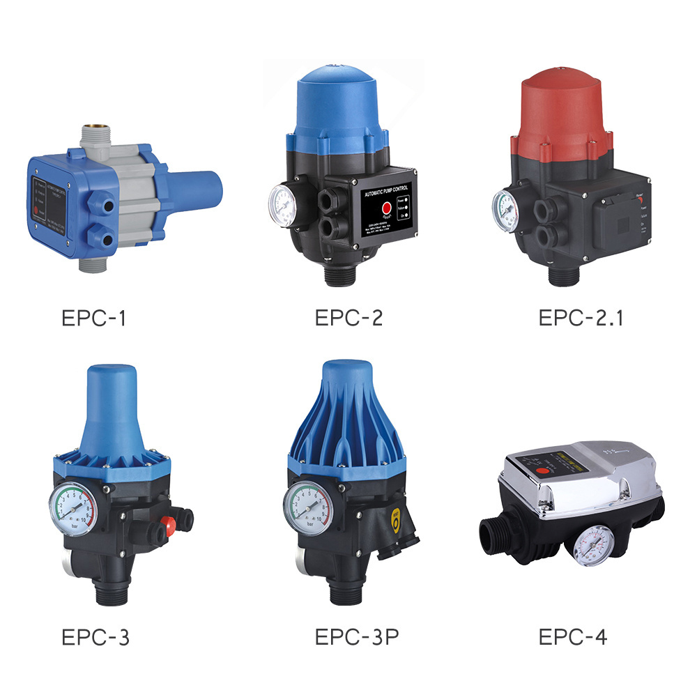 Automatic pump controller pressure control switch