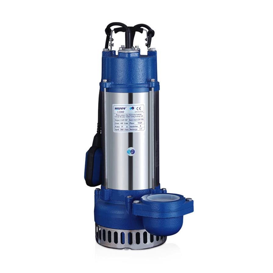 1.5kw 2.2kw submersible sewage water pumps for dirty water